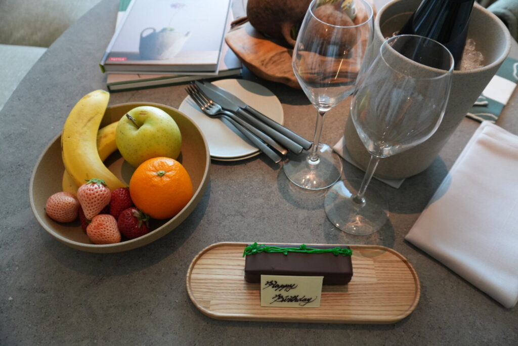 1hoteltokyoのウェルカムギフト